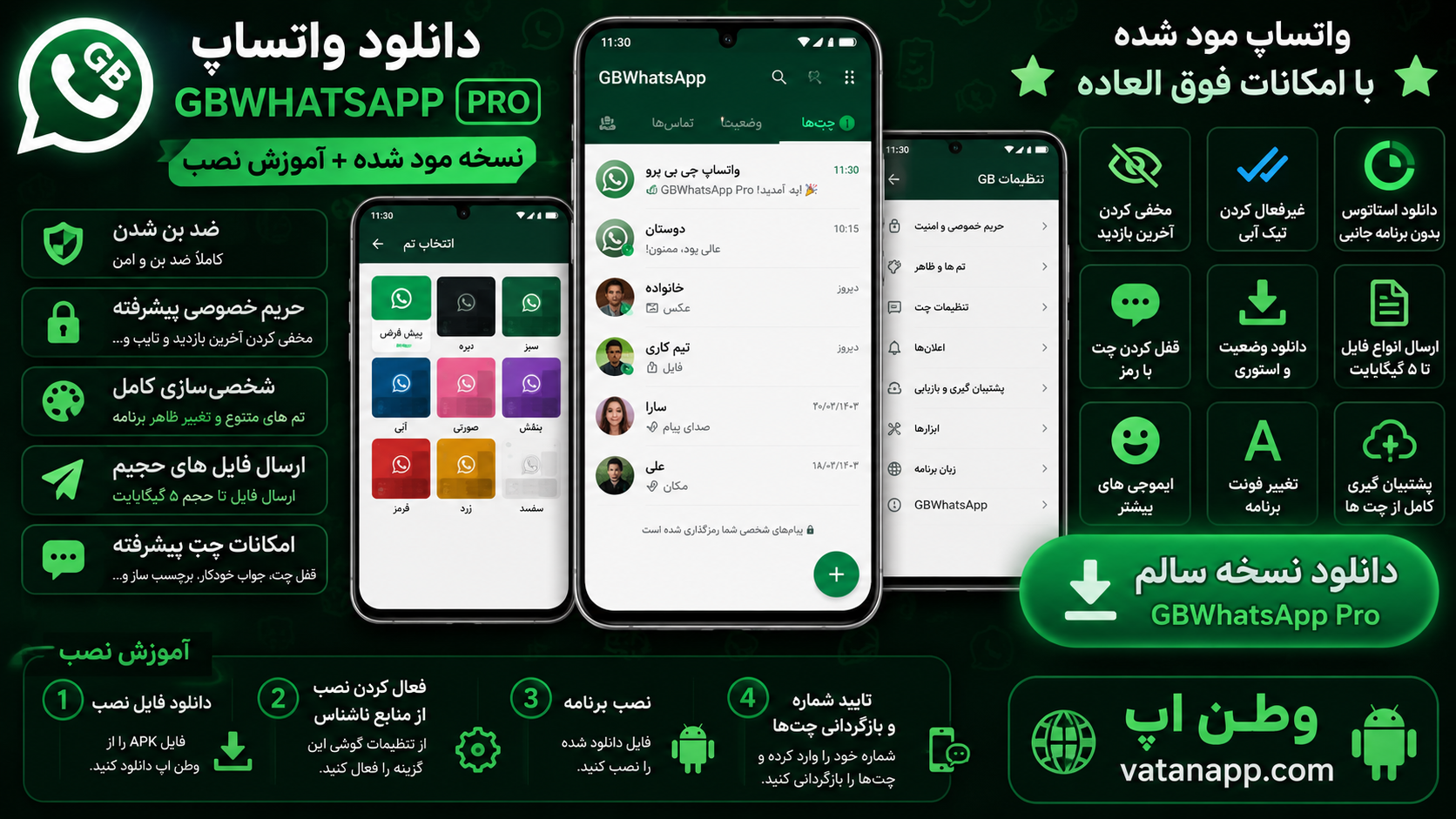 واتساپ جیبی GBWhatsApp