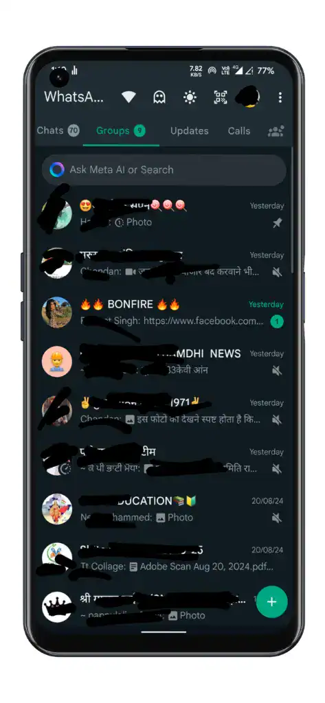 واتساپ جیبی GBWhatsApp - اسکرین‌شات 4