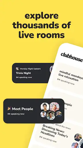 کلاب هاوس Clubhouse - اسکرین‌شات 1