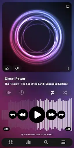 پاور ای ام پی Poweramp Music Player - اسکرین‌شات 1
