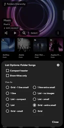 پاور ای ام پی Poweramp Music Player - اسکرین‌شات 6
