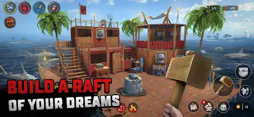 بقا در اقیانوس Raft Survival - اسکرین‌شات 11