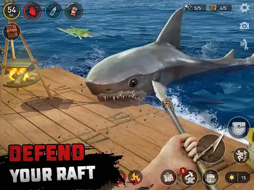 بقا در اقیانوس Raft Survival - اسکرین‌شات 14