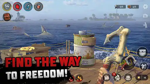 بقا در اقیانوس Raft Survival - اسکرین‌شات 4
