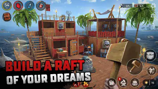 بقا در اقیانوس Raft Survival - اسکرین‌شات 5