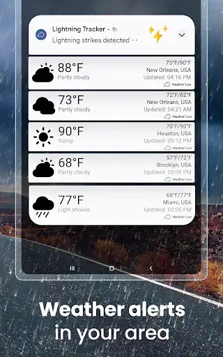ودر لایو Weather Live - اسکرین‌شات 16