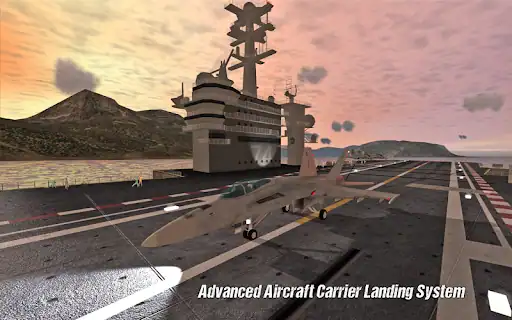 شبیه‌ ساز پرواز جت Carrier Landings Pro - اسکرین‌شات 1