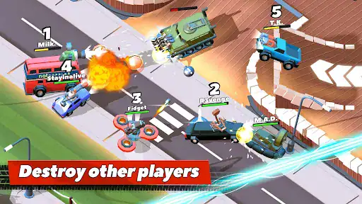 نبرد ماشین ها Crash of Cars - اسکرین‌شات 1
