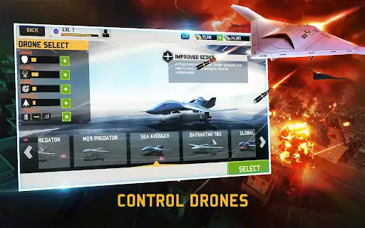 جنگ پهپاد ها Drone Shadow Strike 3 - اسکرین‌شات 11