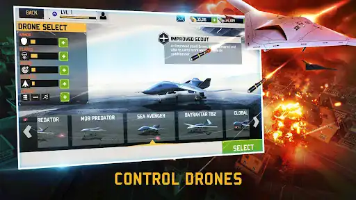 جنگ پهپاد ها Drone Shadow Strike 3 - اسکرین‌شات 3
