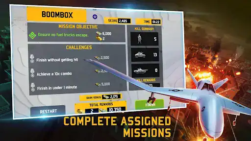 جنگ پهپاد ها Drone Shadow Strike 3 - اسکرین‌شات 7