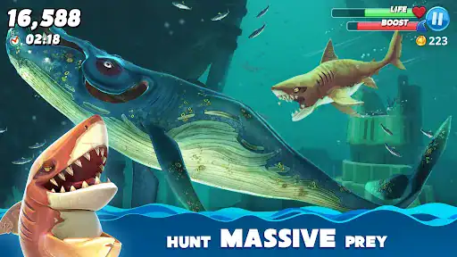 کوسه گرسنه Hungry Shark World - اسکرین‌شات 5