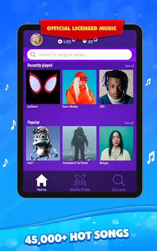 کاشی های جادویی Magic Tiles 3 - اسکرین‌شات 7