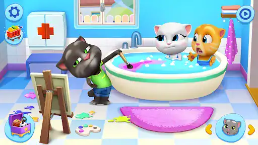 تام سخنگو با دوستان My Talking Tom Friends - اسکرین‌شات 1