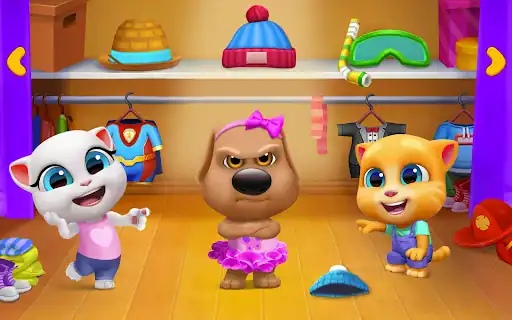 تام سخنگو با دوستان My Talking Tom Friends - اسکرین‌شات 13