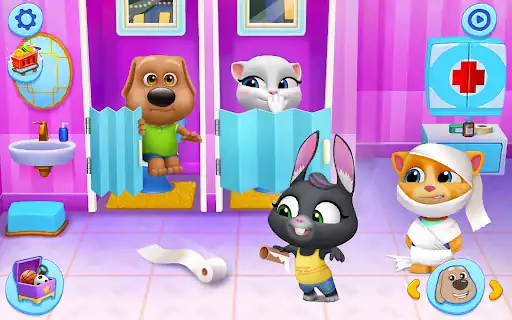 تام سخنگو با دوستان My Talking Tom Friends - اسکرین‌شات 16