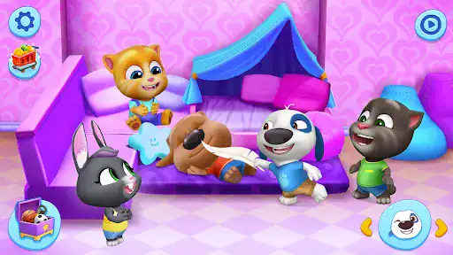 تام سخنگو با دوستان My Talking Tom Friends - اسکرین‌شات 4