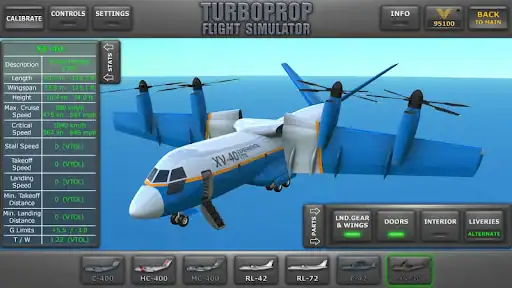 توربو پراپ Turboprop Flight - اسکرین‌شات 1
