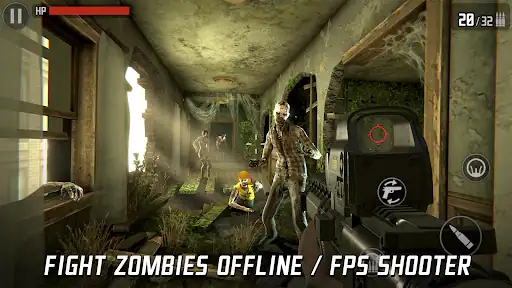 نابودگر زامبی ها Zombie Sniper War 3 - اسکرین‌شات 6