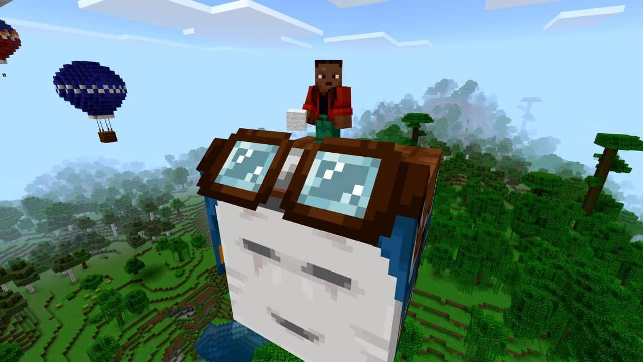 لانچر ساده Happy Ghast در Minecraft: با این ترفند به آسمان پرواز کنید!