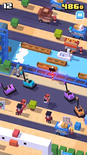 جاده های پر خطر Crossy Road - اسکرین‌شات 2