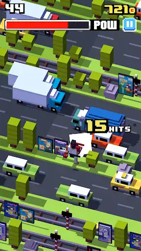 جاده های پر خطر Crossy Road - اسکرین‌شات 5