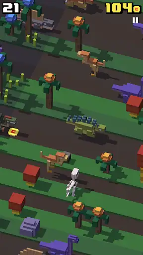 جاده های پر خطر Crossy Road - اسکرین‌شات 7
