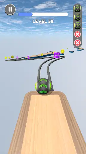 حرکت توپها Going Balls - اسکرین‌شات 1
