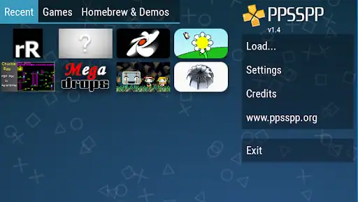 مبدل پی اس پی PPSSPP Gold - اسکرین‌شات 1
