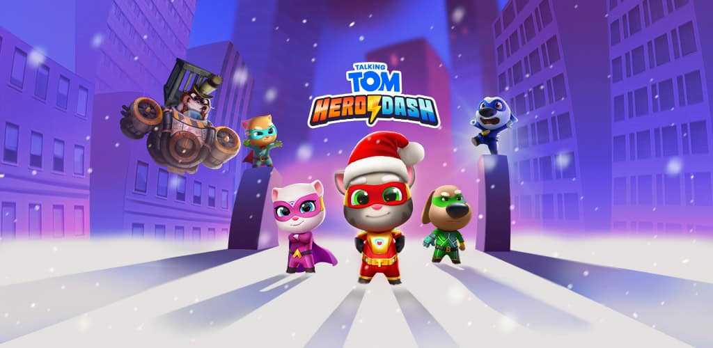 دوندگی تام سخنگو Talking Tom Hero Dash