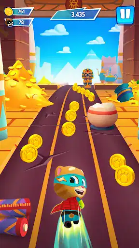 دوندگی تام سخنگو Talking Tom Hero Dash - اسکرین‌شات 12