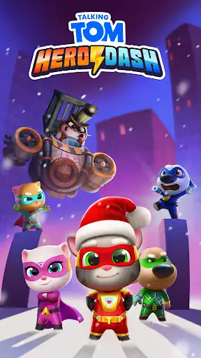 دوندگی تام سخنگو Talking Tom Hero Dash - اسکرین‌شات 7