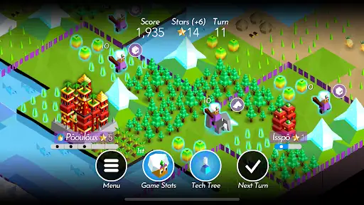 نبرد پولی توپیا The Battle of Polytopia - اسکرین‌شات 5
