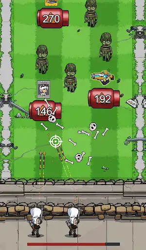 جنگ زامبی ها Zombie War - اسکرین‌شات 2