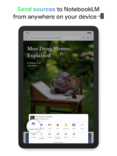 نوت بوک ال ام Google NotebookLM - اسکرین‌شات 12