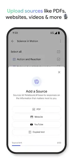 نوت بوک ال ام Google NotebookLM - اسکرین‌شات 3