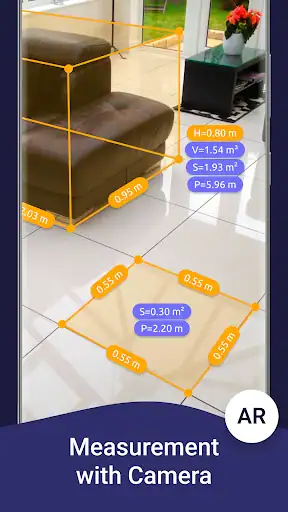 خط کش AR Ruler - اسکرین‌شات 4