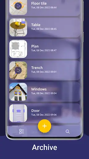 خط کش AR Ruler - اسکرین‌شات 1