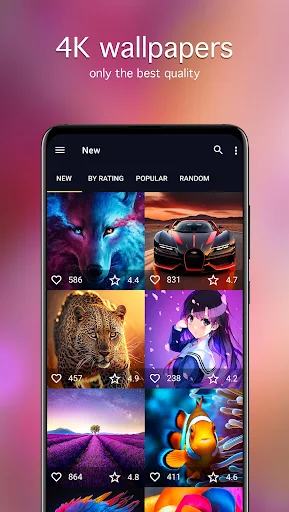 والپیپر 7Fon - Wallpapers 4K (PRO) - اسکرین‌شات 2
