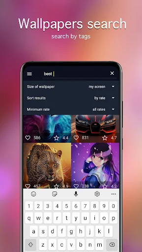 والپیپر 7Fon - Wallpapers 4K (PRO) - اسکرین‌شات 3