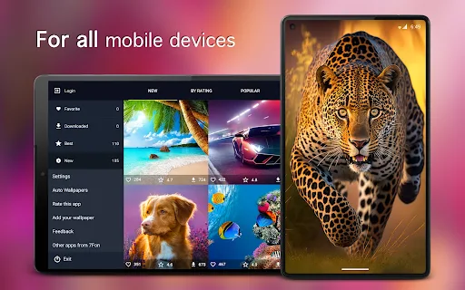 والپیپر 7Fon - Wallpapers 4K (PRO) - اسکرین‌شات 6