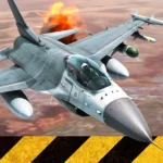 دانلود بازی شبیه ساز جنگ های هوایی جدید +مود اندروید AirFighters