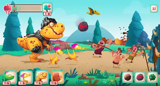 دفاع دایناسور ها Dino Bash - اسکرین‌شات 18