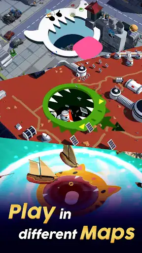 نبرد گوال ها Hole.io - اسکرین‌شات 6