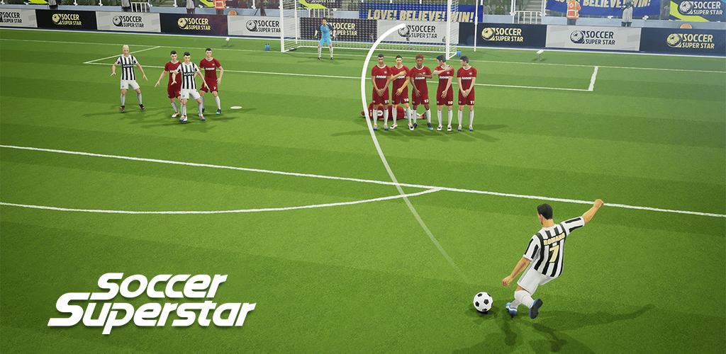دانلود بازی ورزشی سوپر استار فوتبال +مود اندروید Soccer Super Star