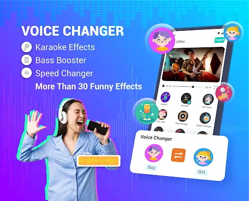 تغییر صدا Voice Changer - اسکرین‌شات 1