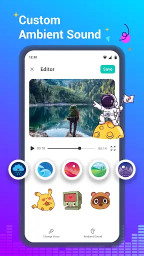 تغییر صدا Voice Changer - اسکرین‌شات 13