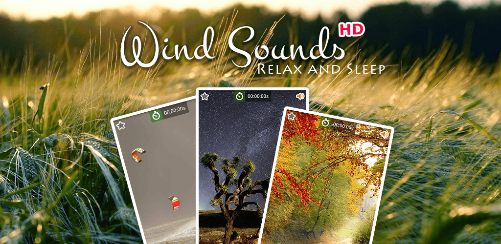 دانلود برنامه مجموعه صداهای آرامبخش و ضد استراس اندروید Wind Noise