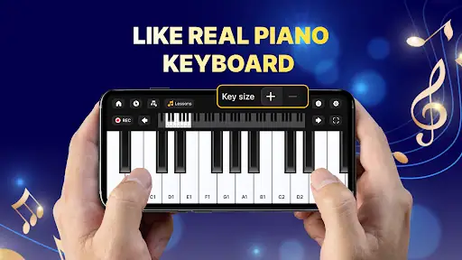 شبیه ساز پیانو Piano Keyboard - اسکرین‌شات 1