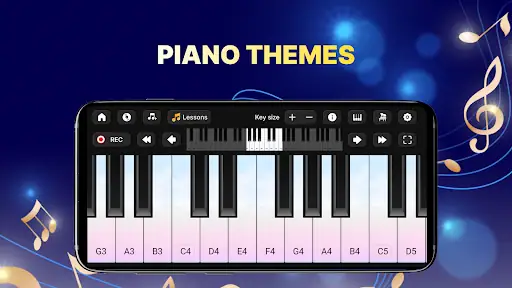 شبیه ساز پیانو Piano Keyboard - اسکرین‌شات 5
